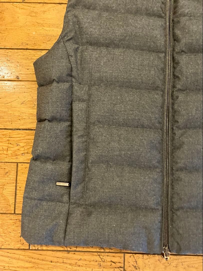 ゆうきじい MOORER ムーレー カシミヤダウンベスト 44