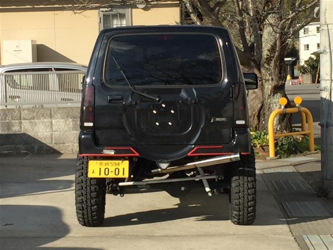 jb23 ジムニー　ワンオフ　マフラー　ストレート　リアピース