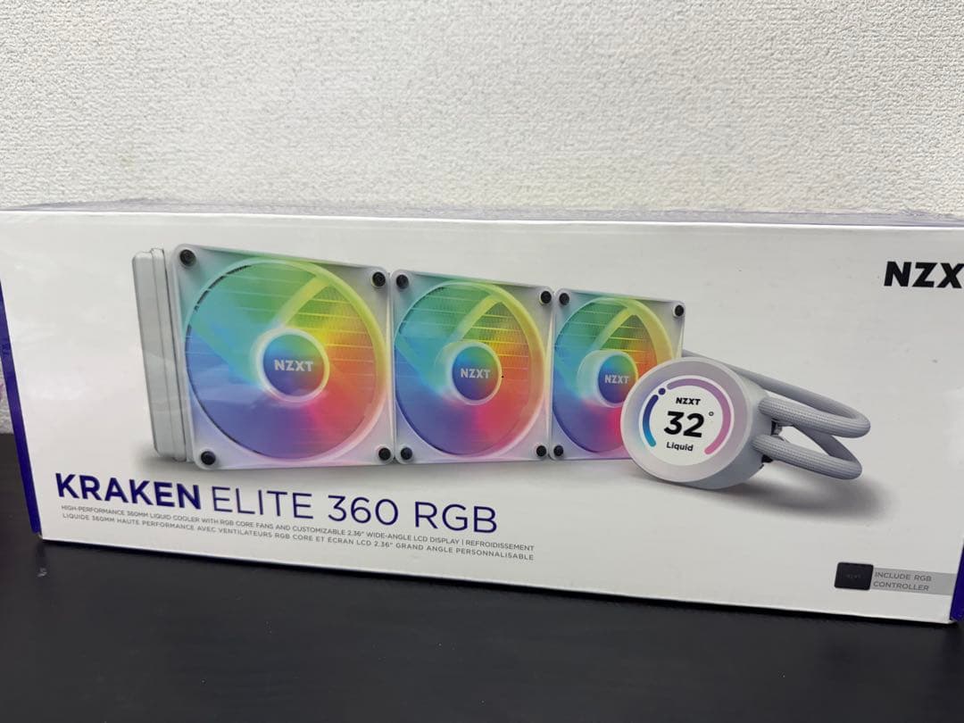 新品 NZXT KRAKEN ELITE 360 RGB KR36E-W1