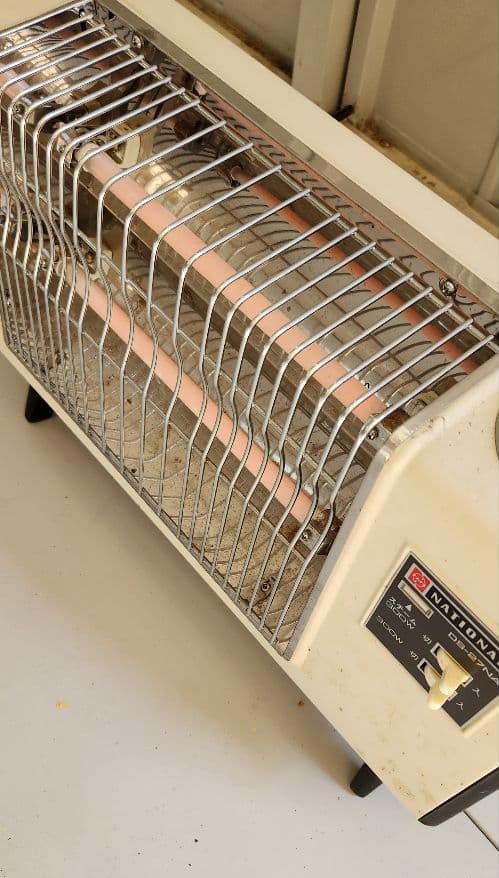 National ナショナル 電気ストーブ DS-27NA スチーム レトロ