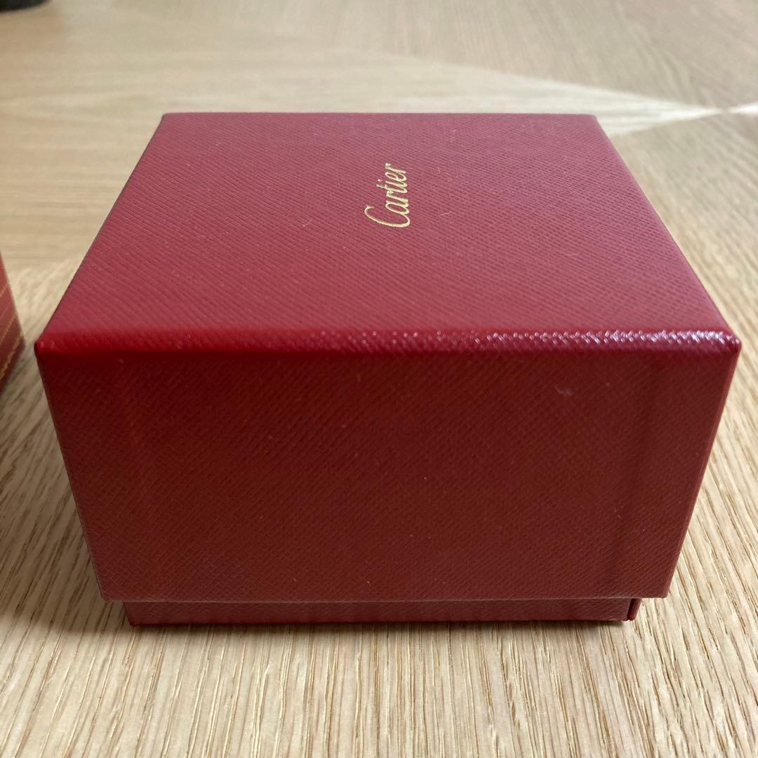 【新品】Cartier 指輪入れ 赤いジュエリーボックス 小物入れ　スエード