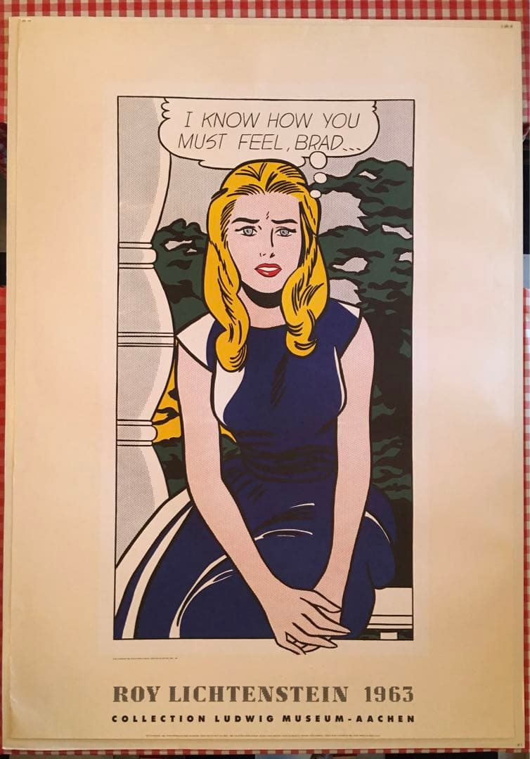 ロイリキテンスタイン　【100X70】ポスター　ビンテージ