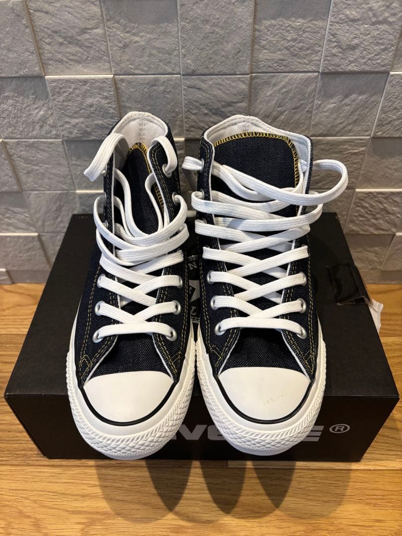 コンバース　100周年モデルデニムハイカットスニーカー