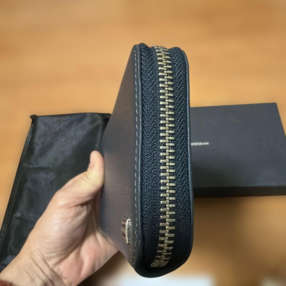 PORTER CURRENT ポーターカレント L字ファスナー 長財布 ネイビー