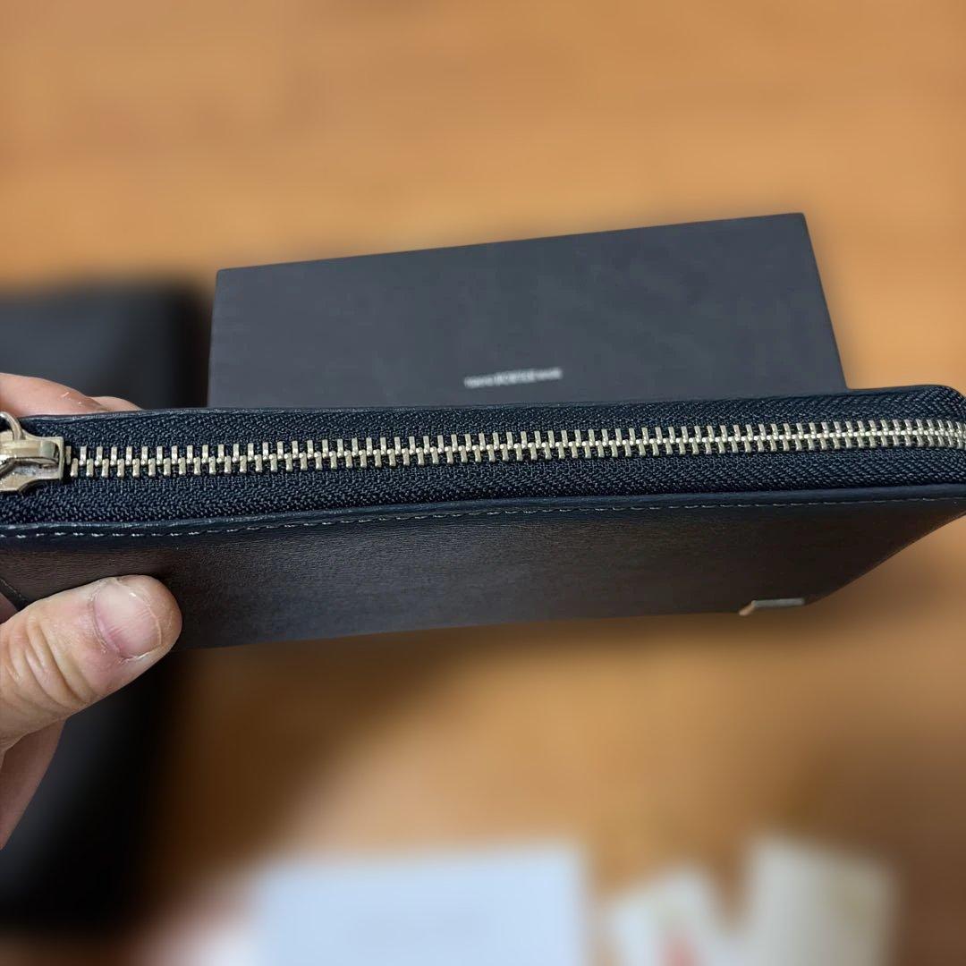 PORTER CURRENT ポーターカレント L字ファスナー 長財布 ネイビー