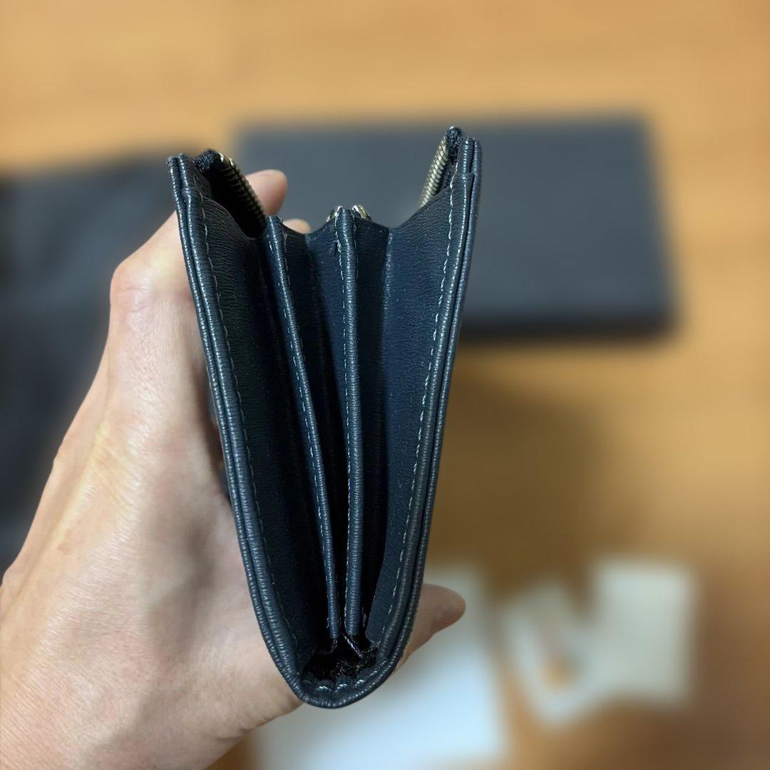 PORTER CURRENT ポーターカレント L字ファスナー 長財布 ネイビー