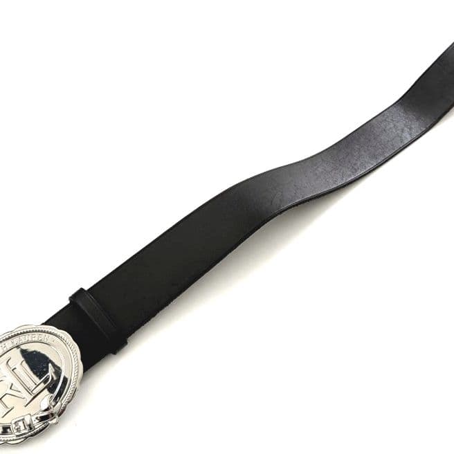 Vintage ローレンラルフローレン RLロゴ 大判バックル レザーベルト
