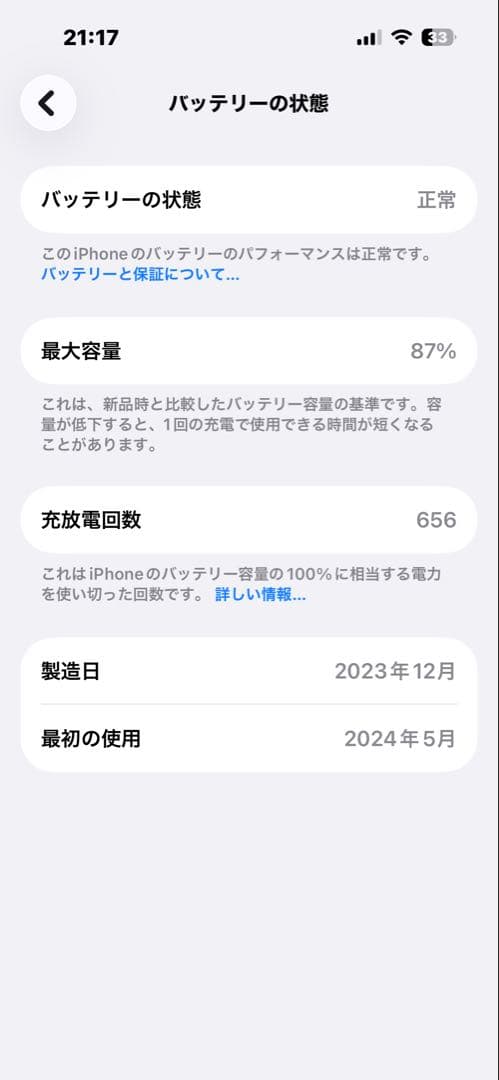 【美品】Apple iPhone 15 Pro 1TB ホワイトチタニウム　本体
