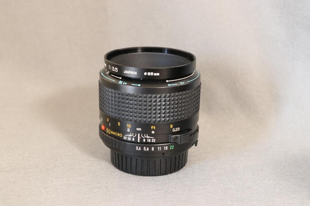 Minolta.28mm 50mmマクロ 135mm単焦点レンズ3本