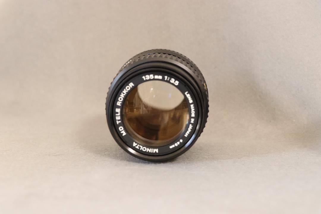 Minolta.28mm 50mmマクロ 135mm単焦点レンズ3本