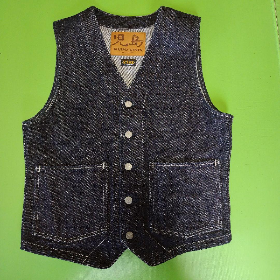 KOJIMA GENES　 21オンス　インディゴデニム ベスト