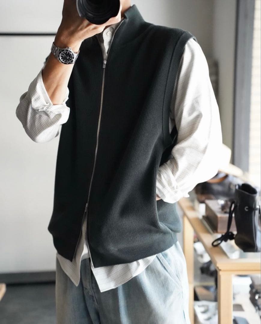 トップス BATONER SUPER HIGH TWIST DS VEST