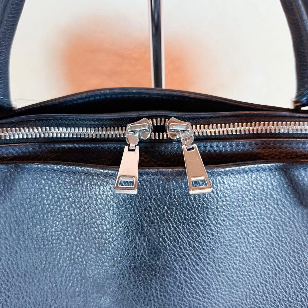 WILD SWANS ワイルドスワンズ ランスロット ブリーフケース 黒 シボ革