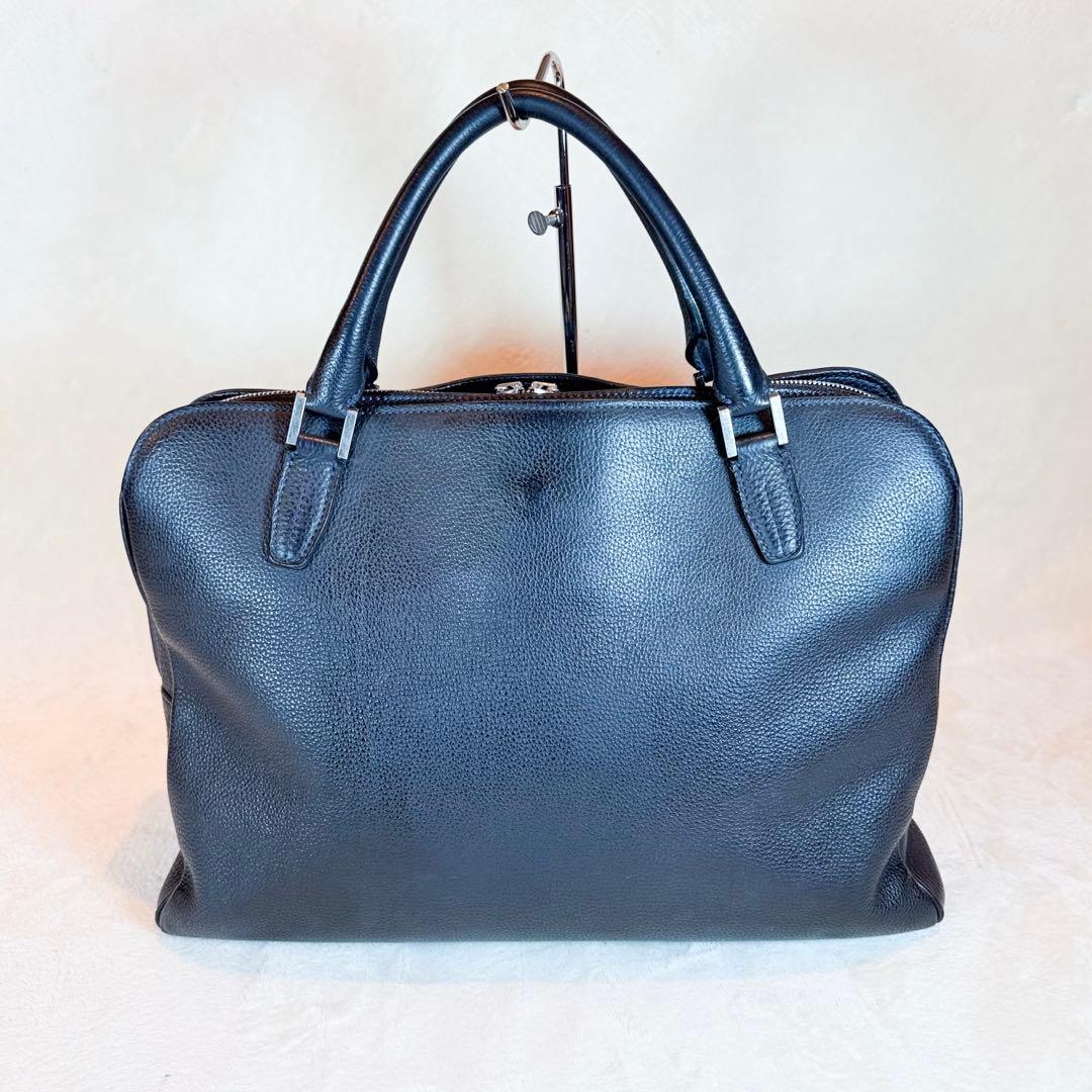 WILD SWANS ワイルドスワンズ ランスロット ブリーフケース 黒 シボ革