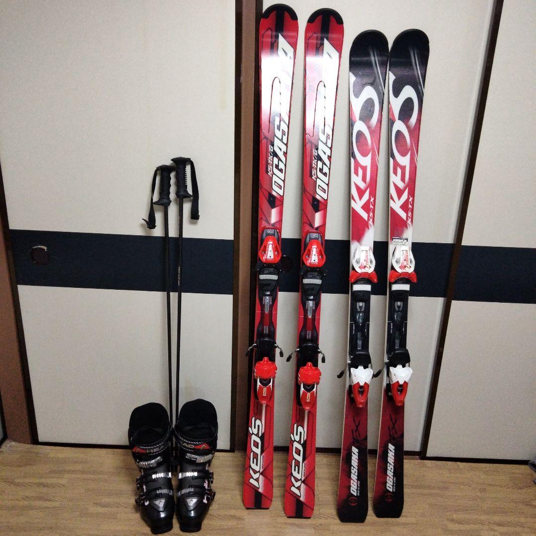OGASAKA KX-5 スキー板 160cm レッド（未使用）155cmレッド