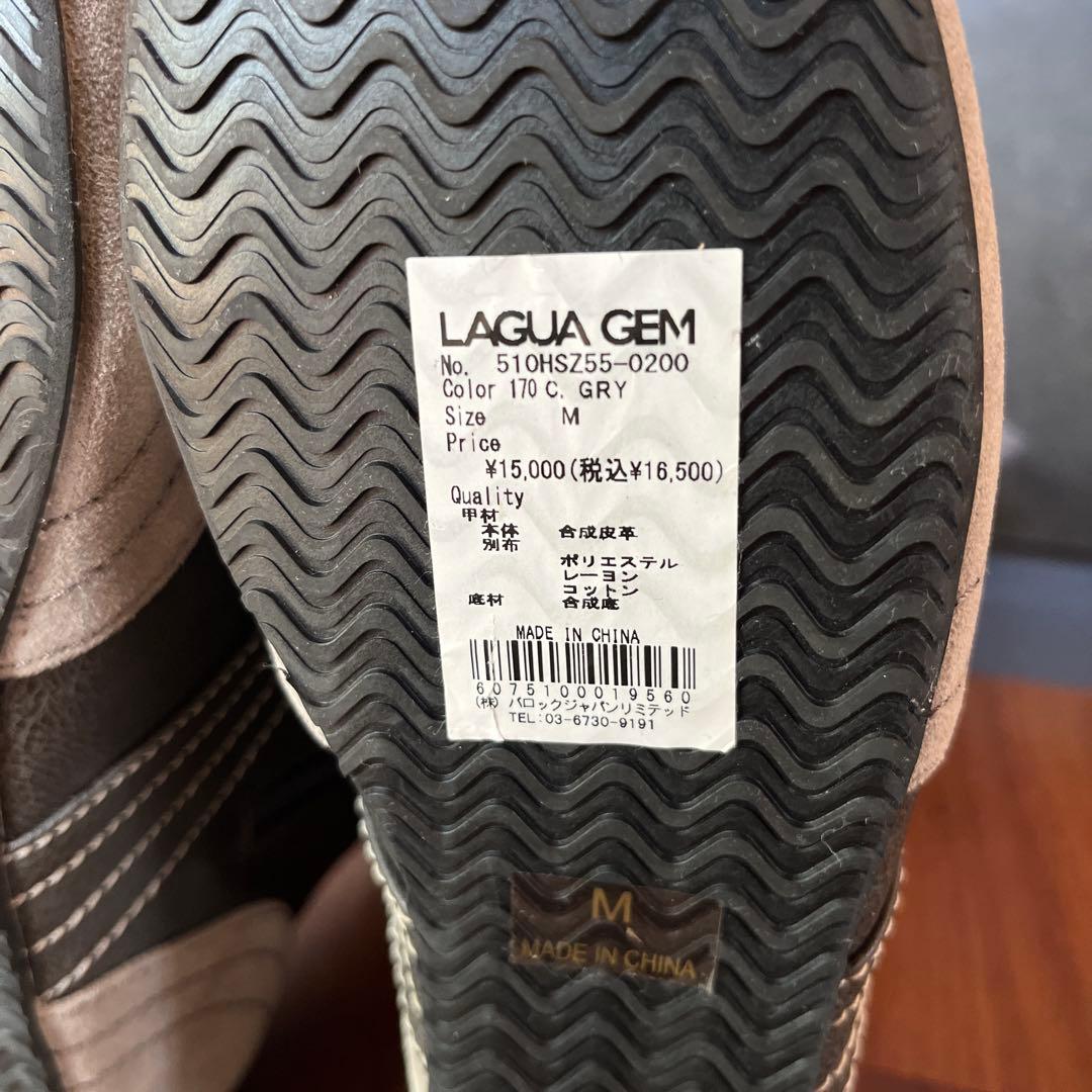 LAGUA GEM ラグアジェム　オーバーハイシューズ　サイズM グレー