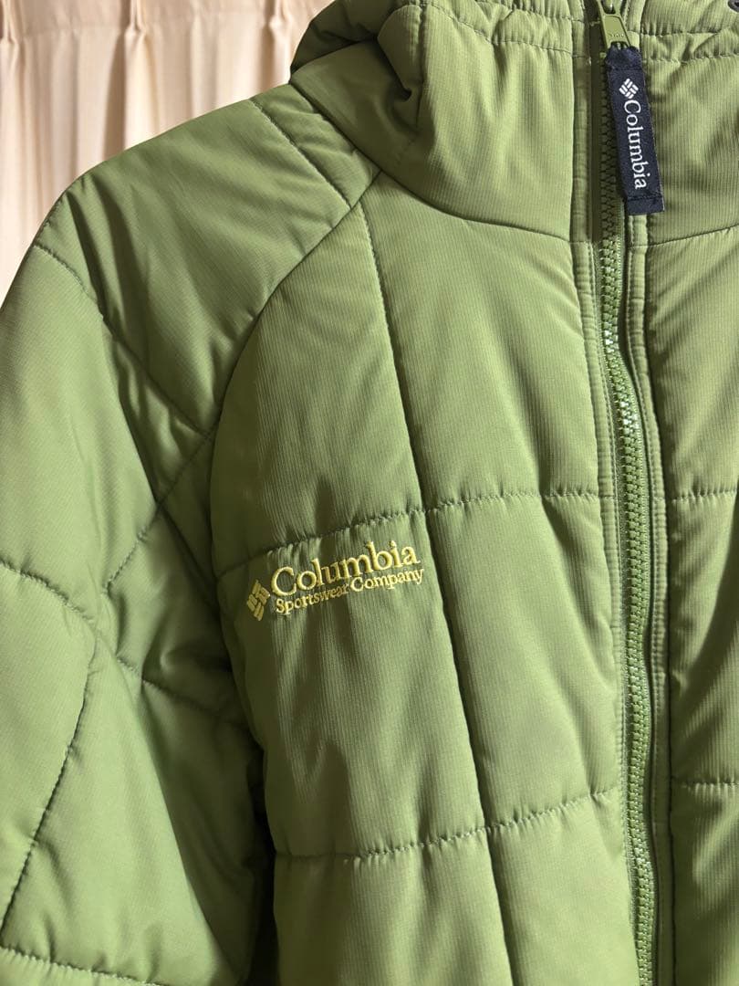 Columbia グリーンダウンジャケット