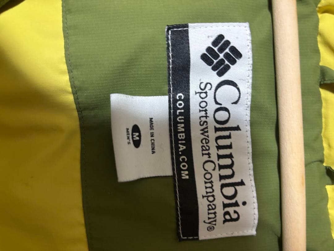Columbia グリーンダウンジャケット