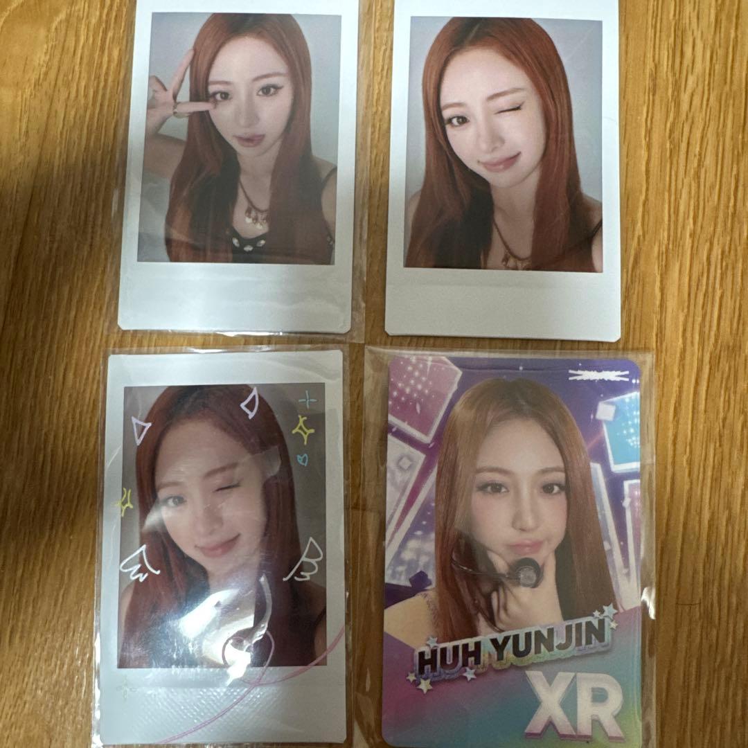 ユンジン　トレカ　チェキ　スペシャルカード　リズムハイブ XRカード 4枚セット