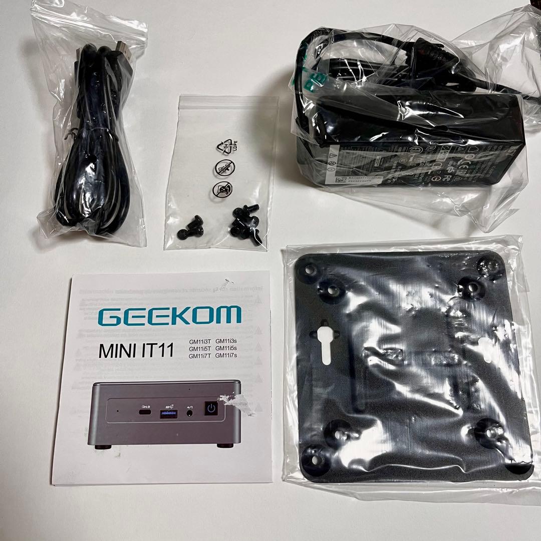 ミニPC GEEKOM MINI IT11 i7 11390H M.2 1TB
