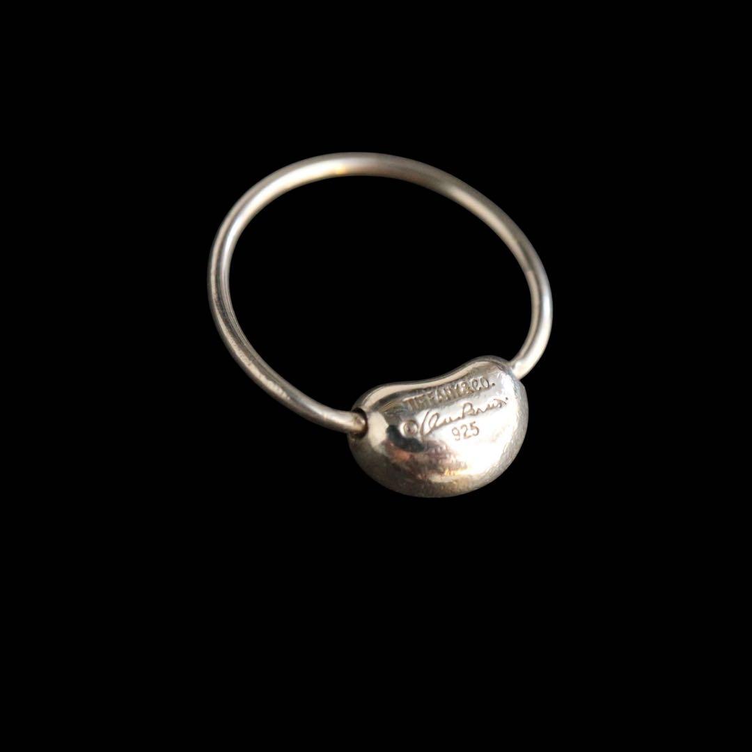 袋箱有り✨美品✨約12.5号ティファニー ビーンリングシルバー 925