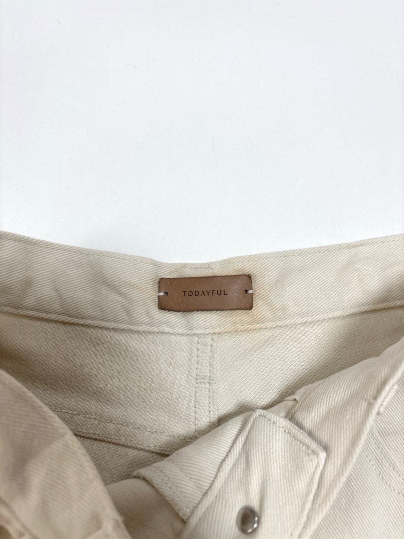 TODAYFUL Cary's Denim 24inch エクリュ デニム