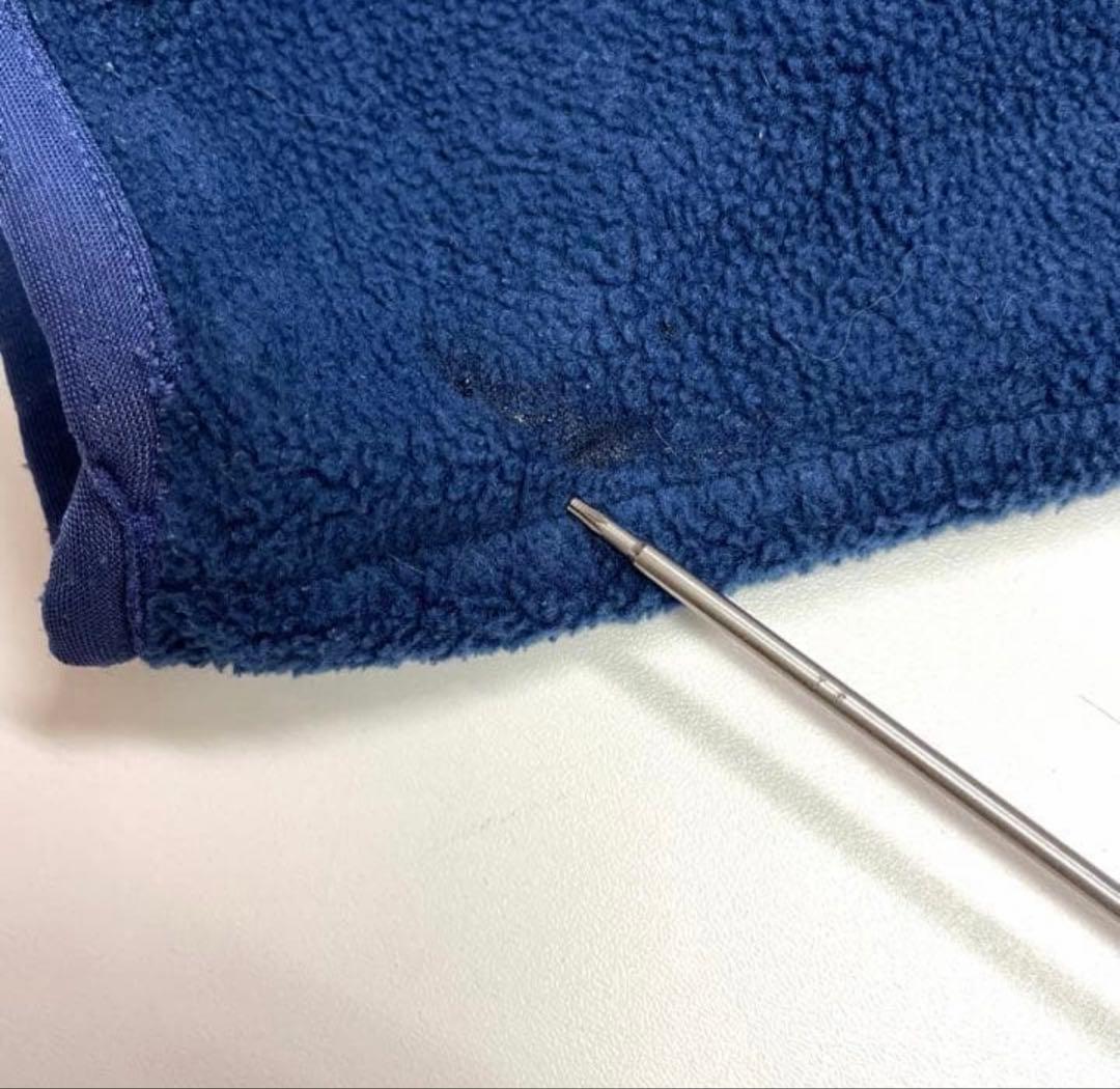 90s Patagonia シンチラスナップT フリースジャケット 紺 Lサイズ