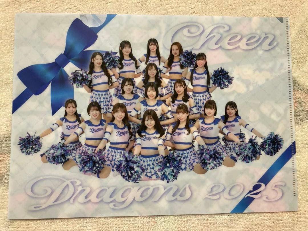 M*i様 中日ドラゴンズ　チアドラゴンズ2025 直筆サイン色紙、アクリルスタン