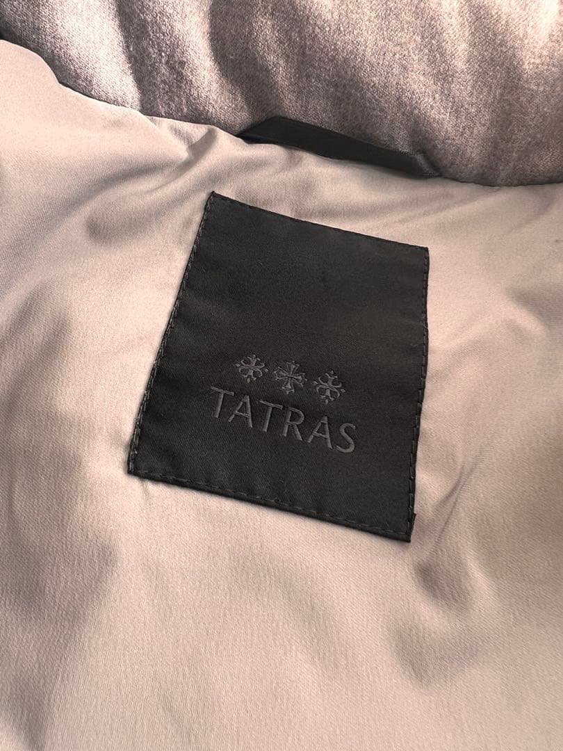 【1/19限定価格】TATRAS レディース ダウンロングコート グレー