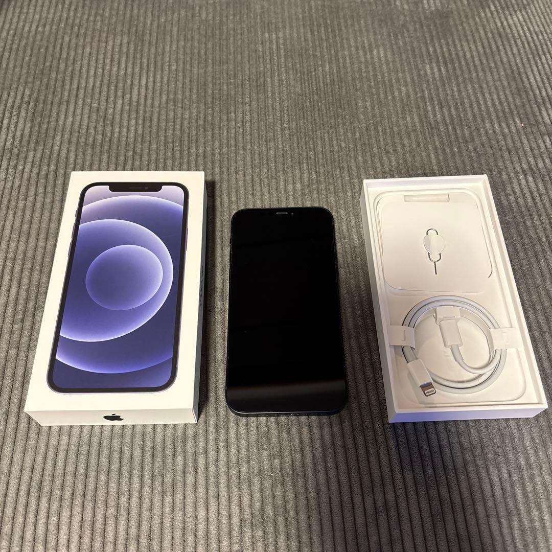 iPhone 12 64GB ブラック　バッテリー88% SIMフリー