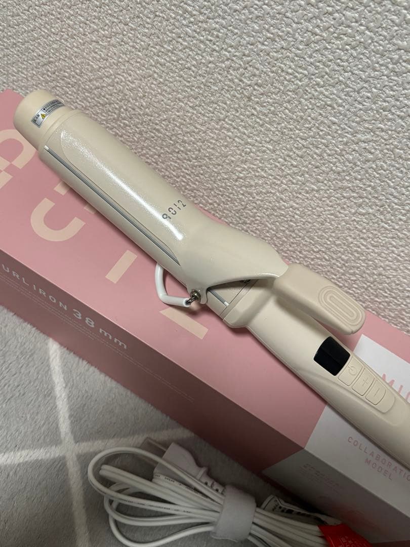 るな。MICHI 9012 カールアイロン 38mm ホワイト