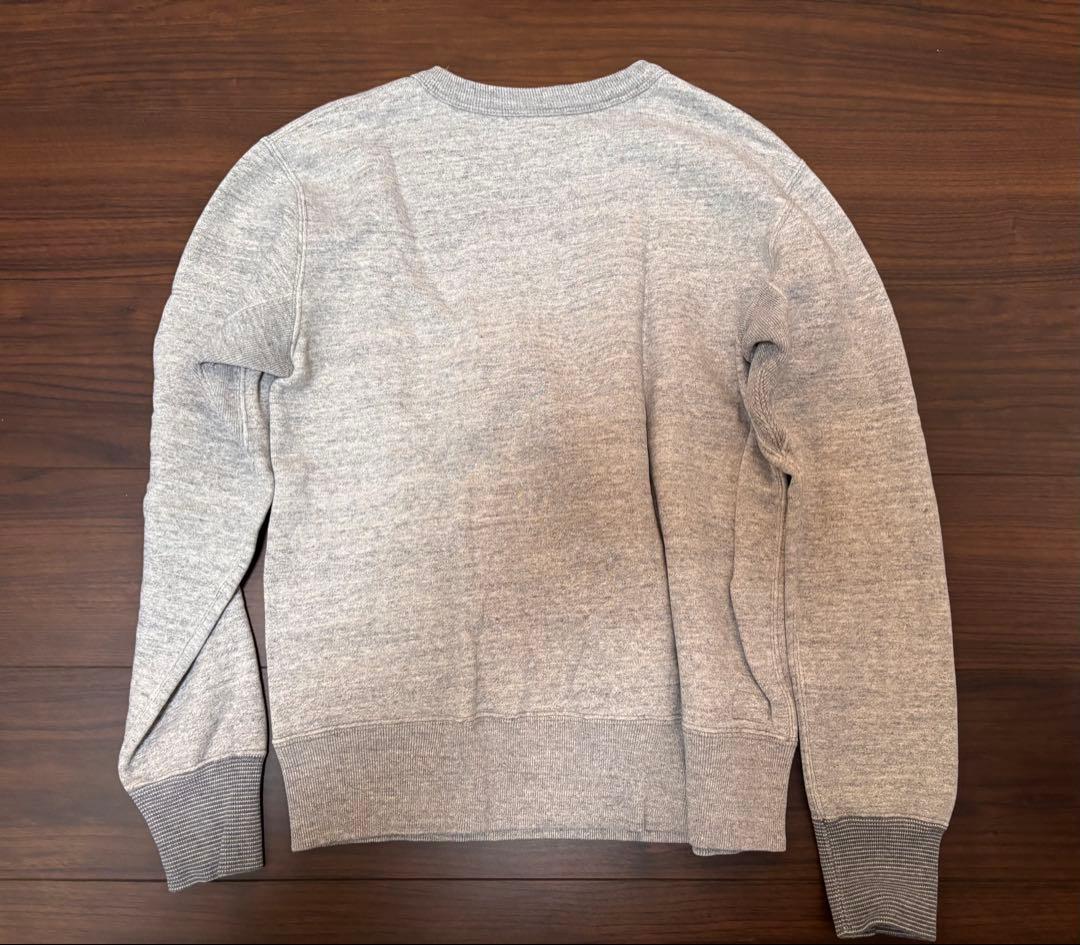 UESロゴ プリントスウェット杢グレーSIZE 1