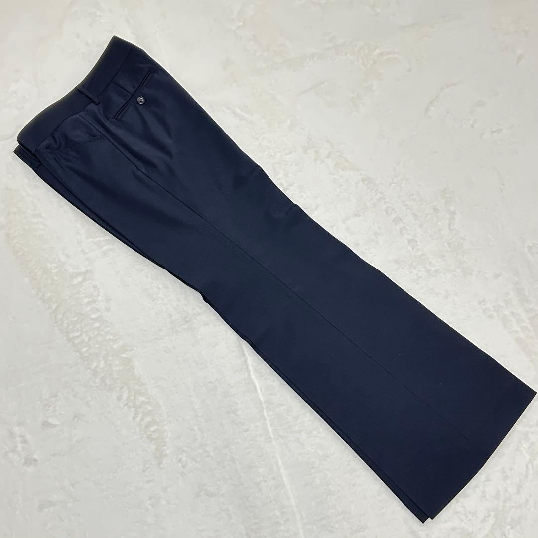 極美品✨ セオリーリュクス スーパー120 パンツスーツ XL位 ネイビー