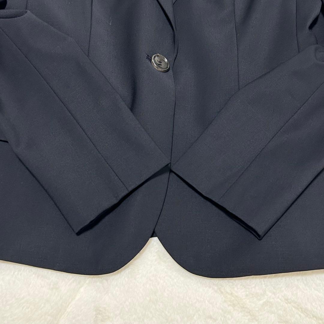 極美品✨ セオリーリュクス スーパー120 パンツスーツ XL位 ネイビー