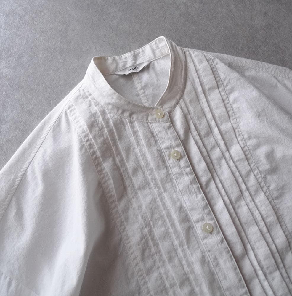 ■おまとめ■美品 CLANE ピンタックブラウス スタンドカラーブラウス