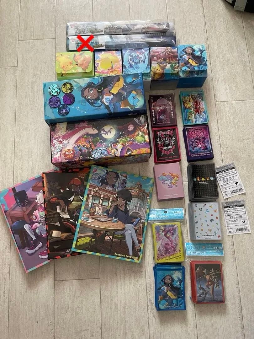 ポケカ　サプライ　まとめ売り　デッキシールド　デッキケース　プレイマット　ルリナ