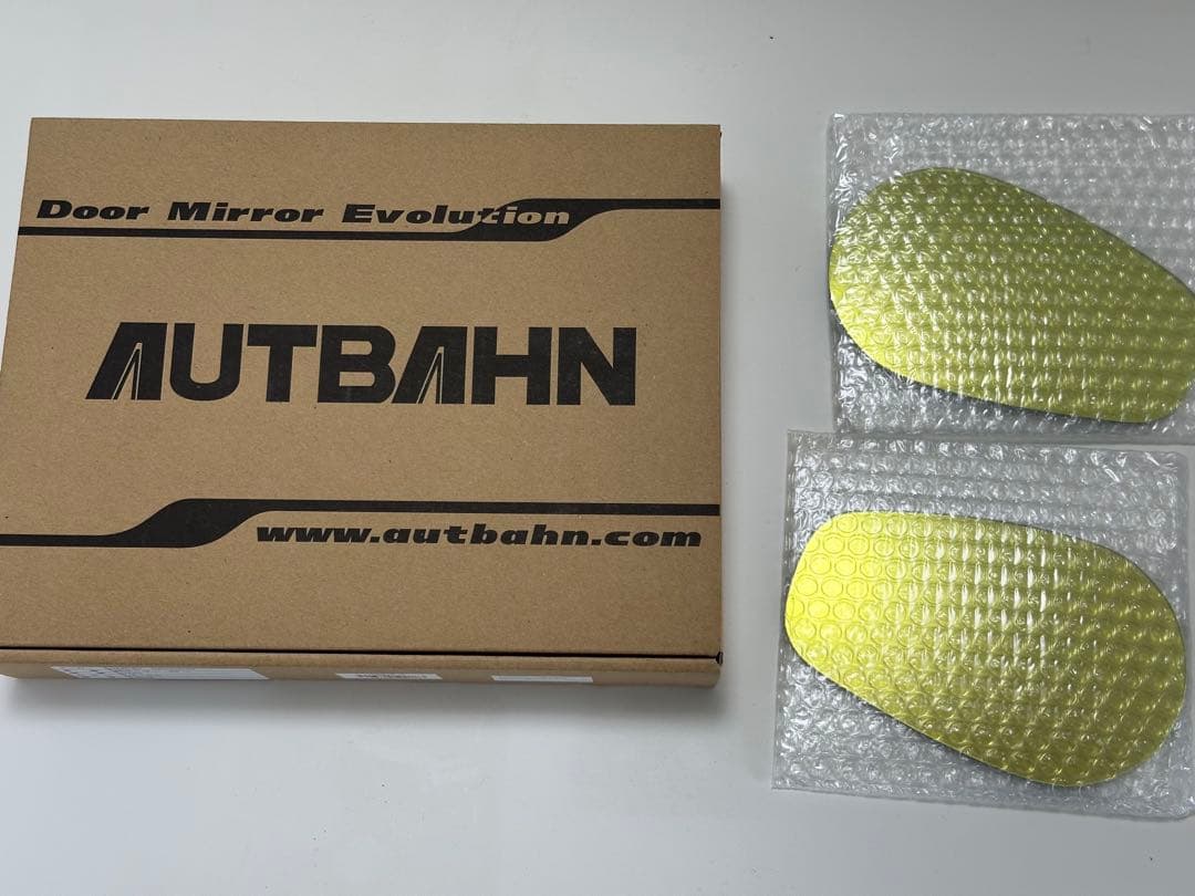 アウトバーン広角サイドミラー600R ゴールドハーレー純正ミラー用