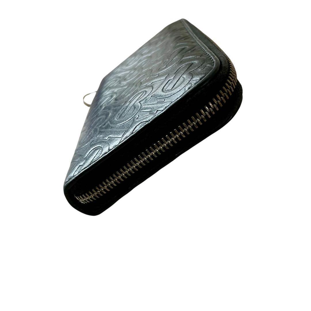 人気　Burberry バーバリー　長財布　レザー　ブラック　ロゴ　黒