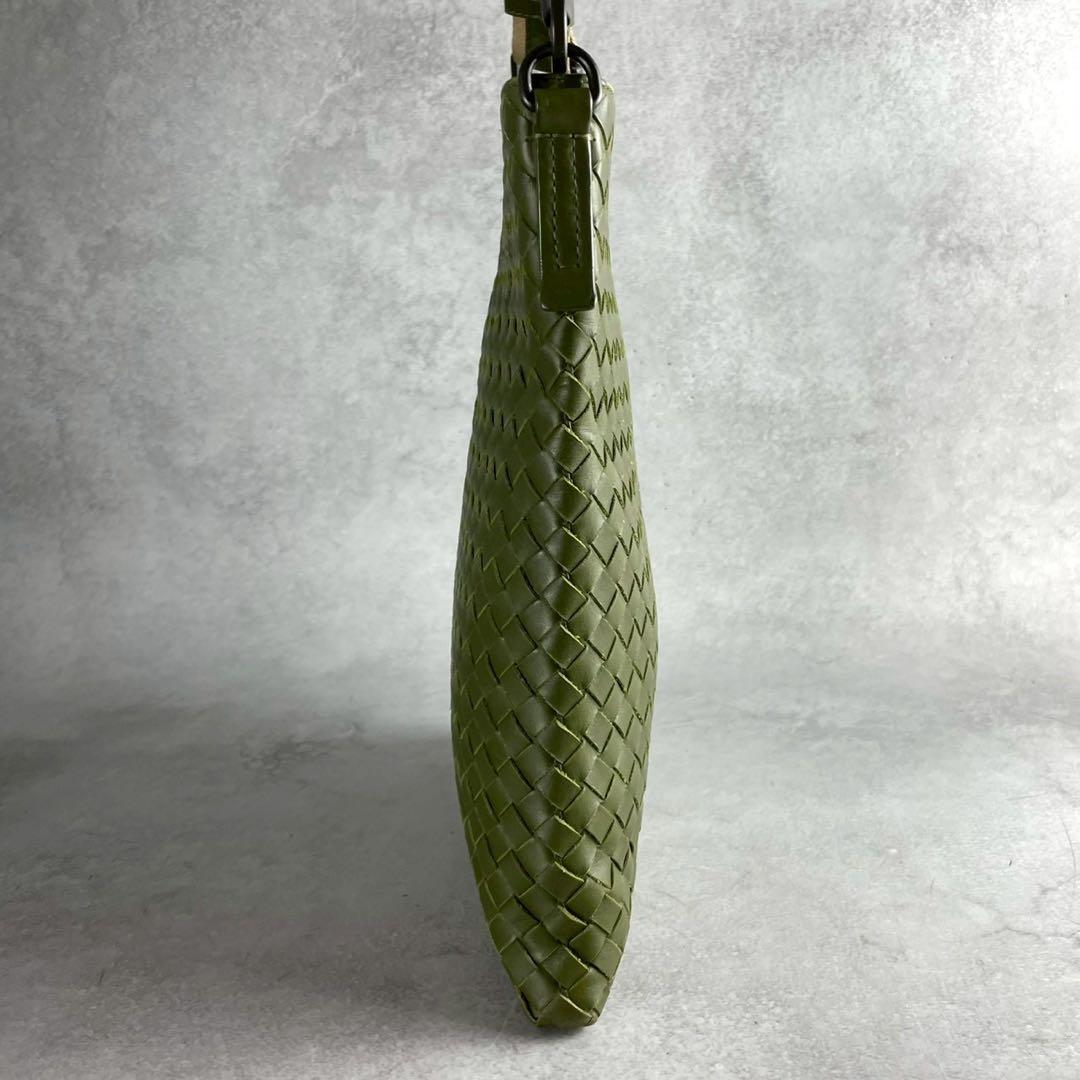 ボッテガベネタ イントレチャート ショルダーバッグ グリーン 276356