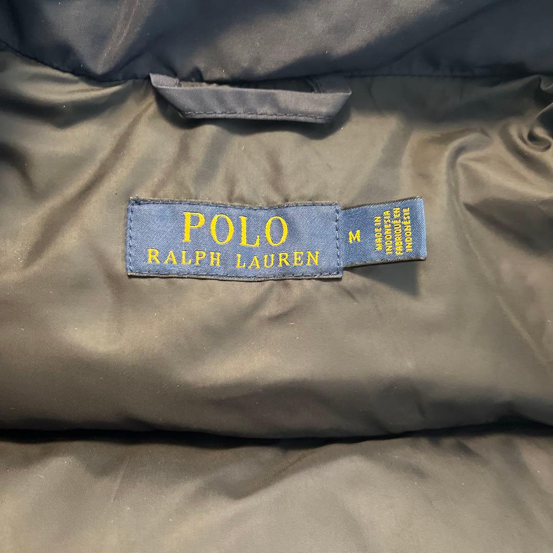 【ラルフローレン】レディースダウンベストMサイズネイビー#️⃣美品