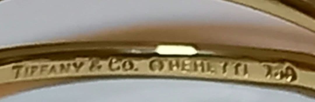 Tiffany ティファニー　エルサ・ペレッティ ウェーブ3ロウ リング 13号