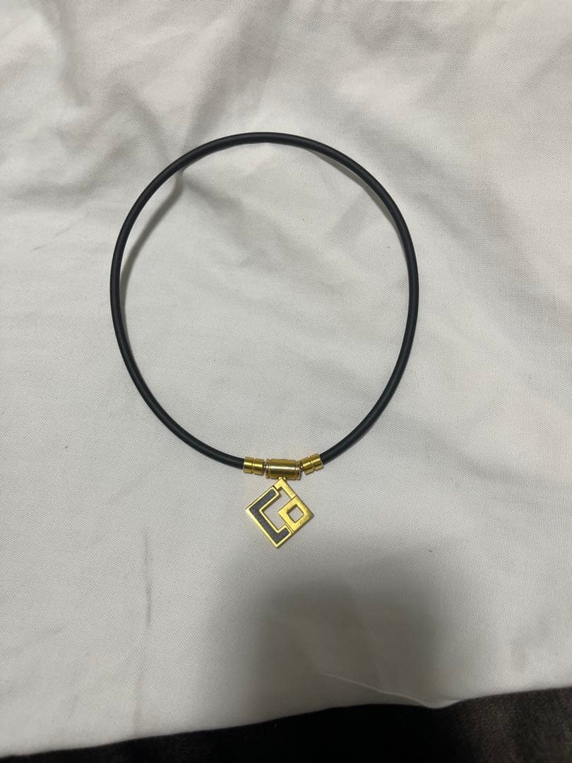 正規品　ブラックラバー ネックレス ゴールドペンダント