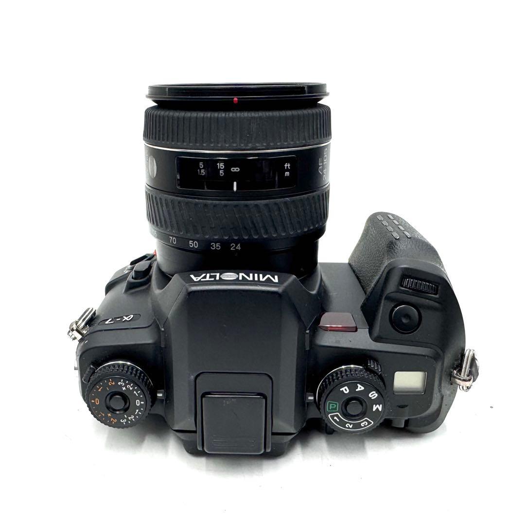 動作良好 MINOLTA ミノルタ α-7 AF 24-105mm 一眼レフ