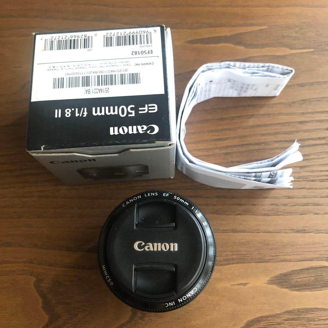 ほぼ未使用Cannon EF50mm f/1.8ii