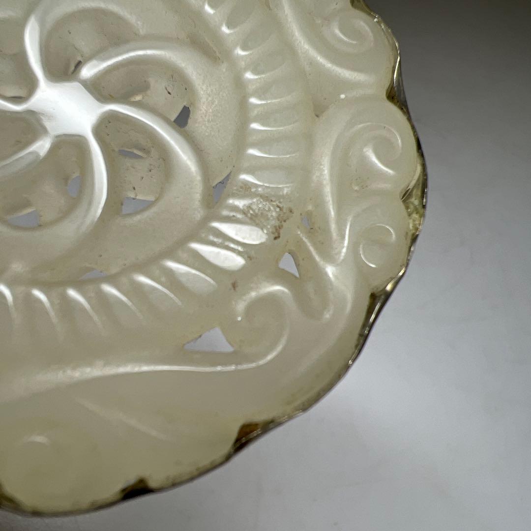 白砡ネックレストップ　25g 東Y7-1107☆2Fトヒチ