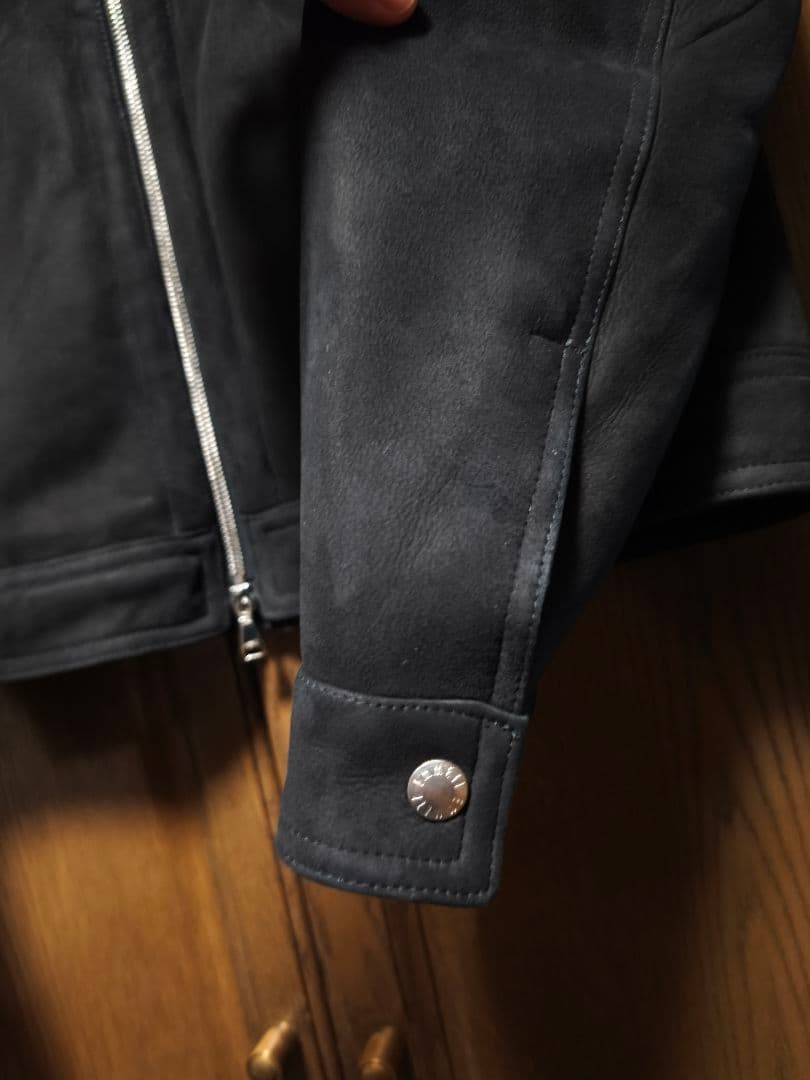 新品　EMMETI JURI ユリ ムートンジャケット　ブラック　サイズ50