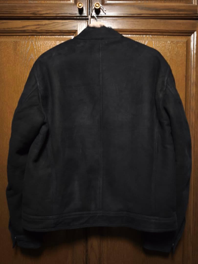 新品　EMMETI JURI ユリ ムートンジャケット　ブラック　サイズ50