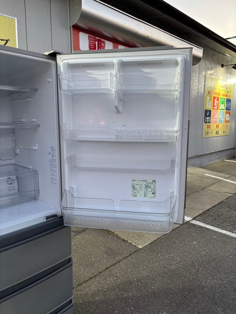 AQUA アクア 冷蔵庫 AQR-361E(S) 355L 2016年製