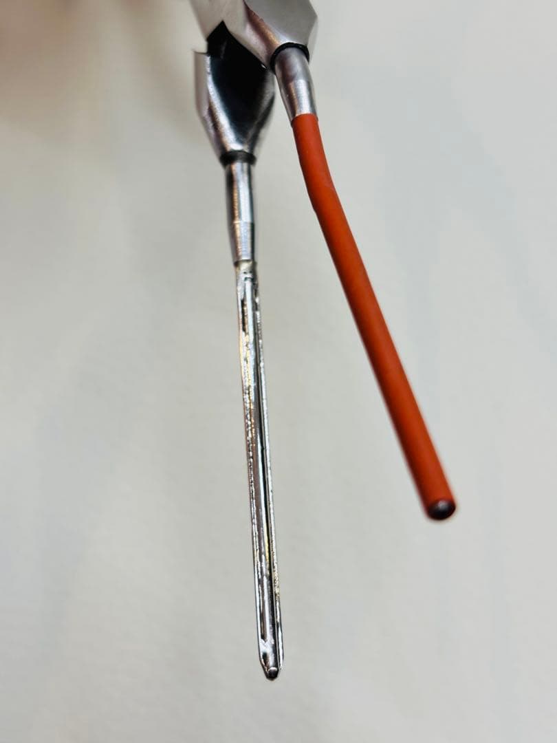 超美品　シルバーアイロン 1.8ミリ超極細アイロン　廃盤品　 /レンツアイロン