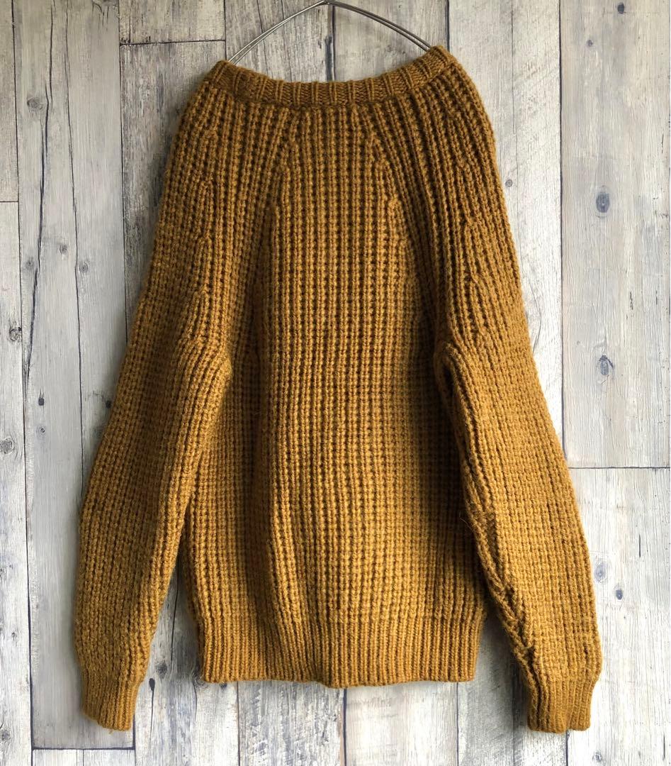 TOMORROWLAND トゥモローランド　アルパカ混　ローゲージ　ニット　厚手